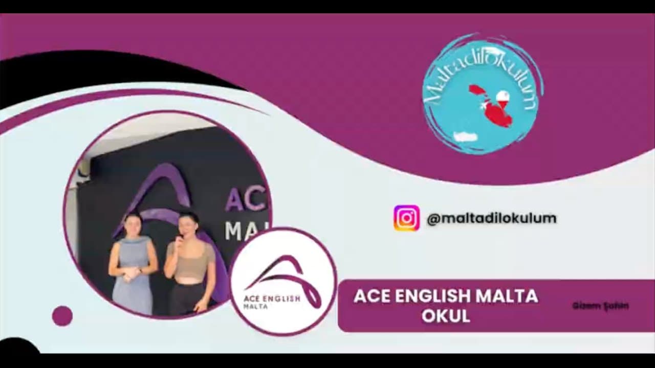 ACE Malta Dil Okulu Tanıtım Videosu